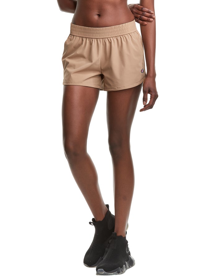 Champion Take A Hike 3 Korte Broek Dames - Khaki - Belgie 8701EACMU